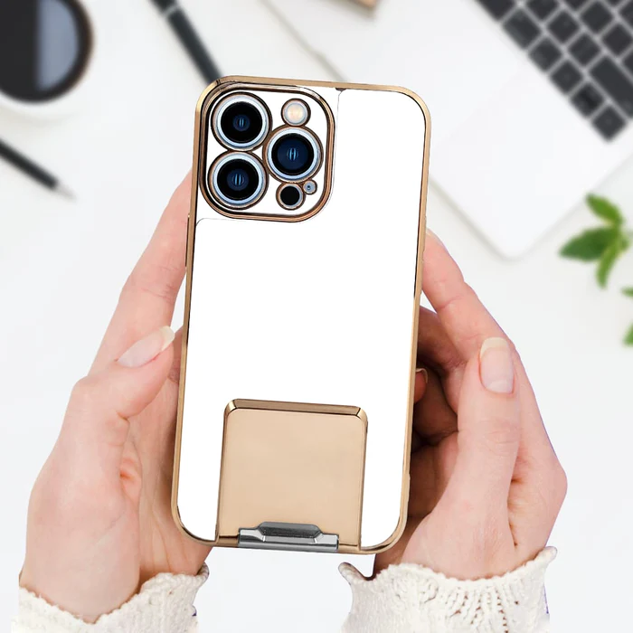 iPhone 12 Luxurious Color Plating Protective Back Case (Gold) - Image 3