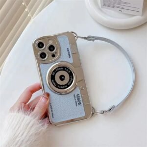Vintage Camera with Long Strap Rope for iPhone 12 Back Cover