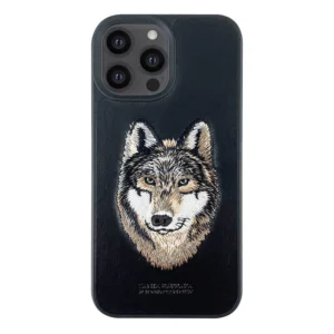 iPhone 14 pro Max Premium Santa Barbara Polo & Racquet Club ® Savanna Series Leather Case -Wolf